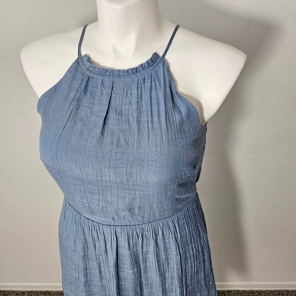 Trixxi Women's Summer Flowy Dress with Ruffled sz L - Picture 5 of 10